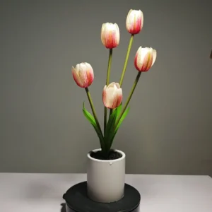 ZD0007(24)tulipas artificiais decoracao