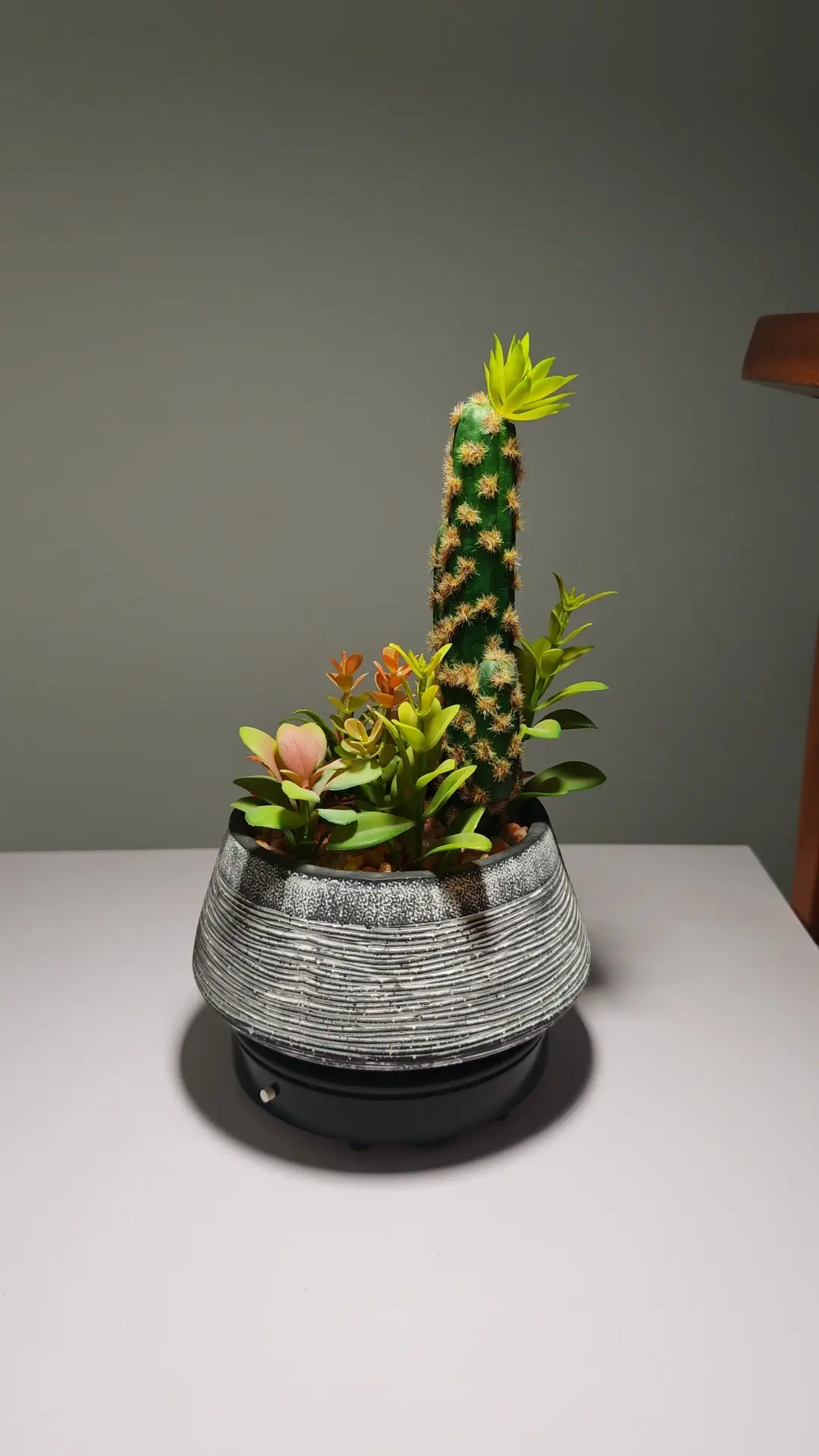 DR0060 (1) - Suculenta Artificial com Tons Suaves