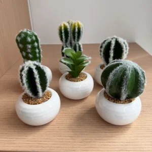 DR0159 (15) Mini Cactos Artificiais Variados