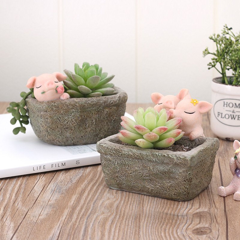 KT0025 (2) - Vasos Porquinhos Fofos