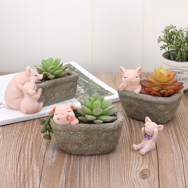 KT0025 (4) - Vasos Porquinhos Fofos