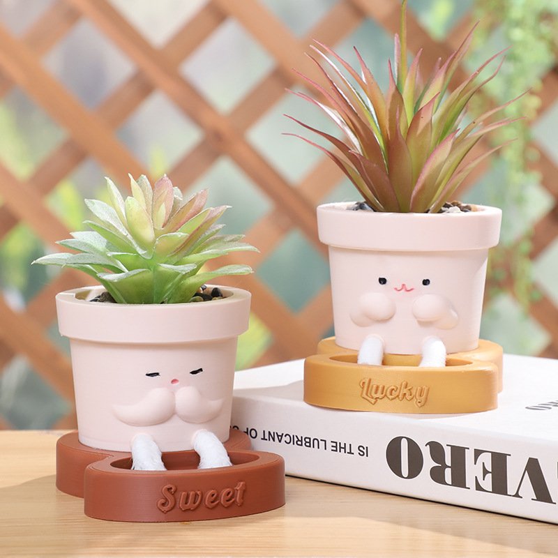 KT0026 (3) - Vasos Bonecos Fofos