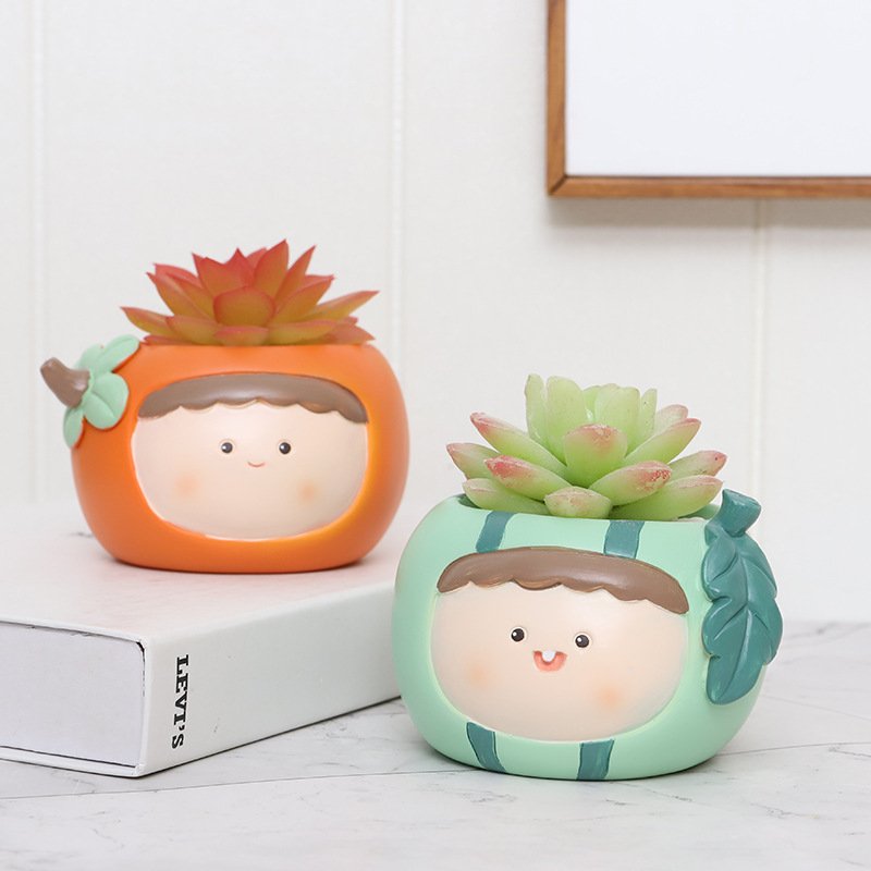 KT0035 (1) - Vasos Frutas Kawaii com Personagens