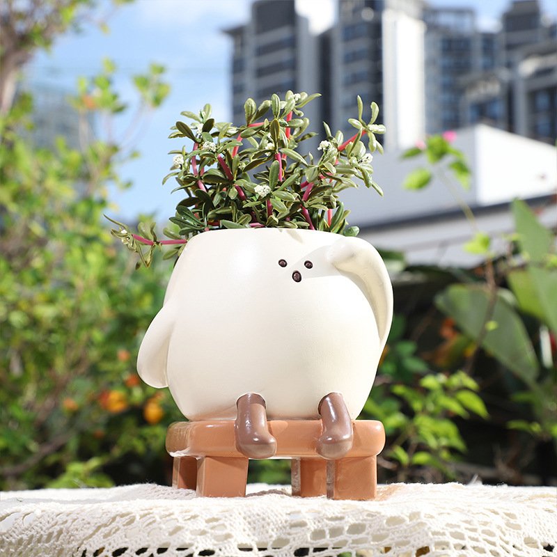 KT0047 (1) - Vasos Personagens Fofos Relaxando