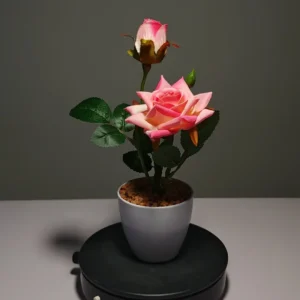 ZH0026 (6) profile - Arranjo de Rosas Rosa Claro Artificiais