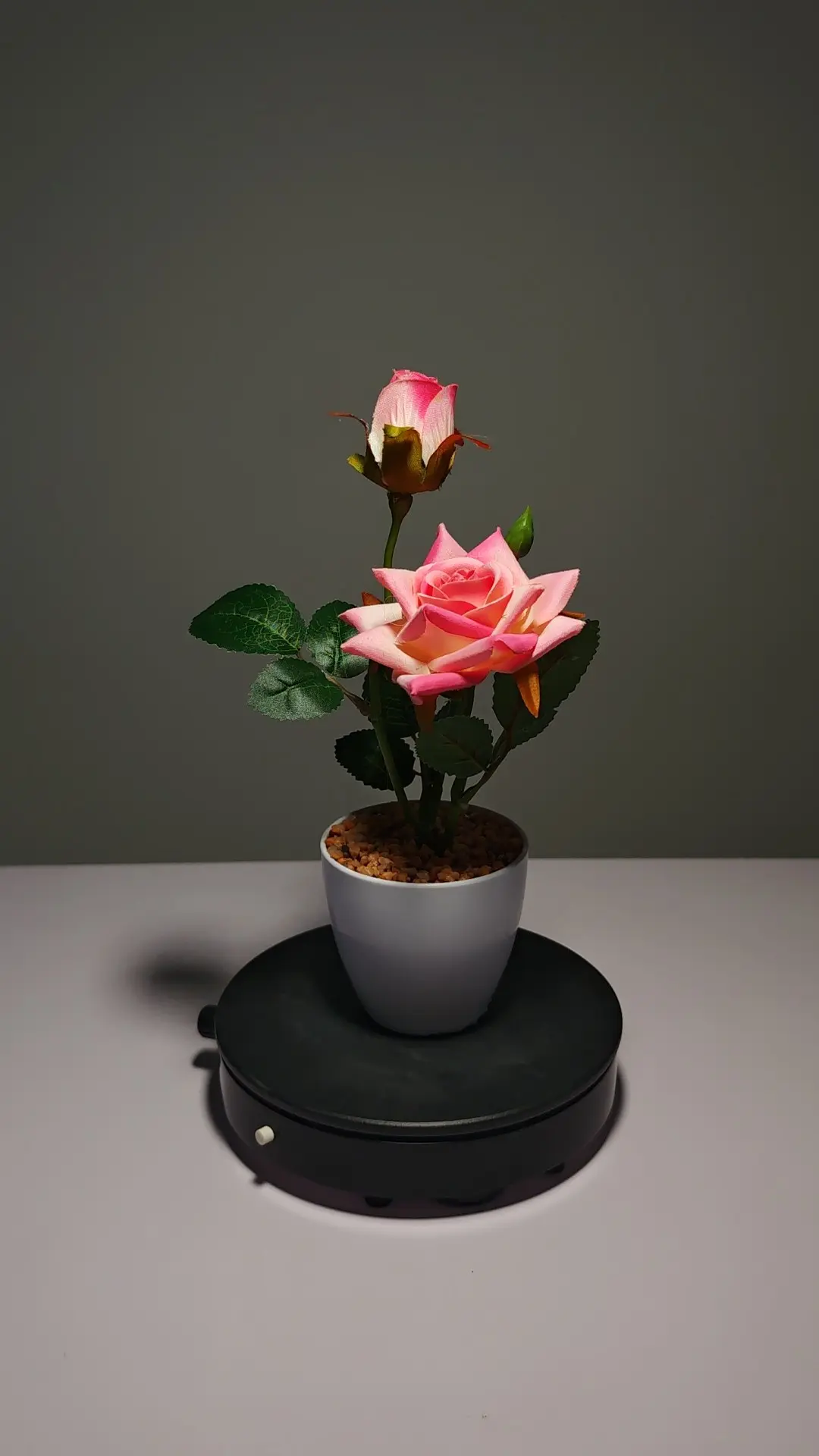 ZH0026 (6) profile - Arranjo de Rosas Rosa Claro Artificiais