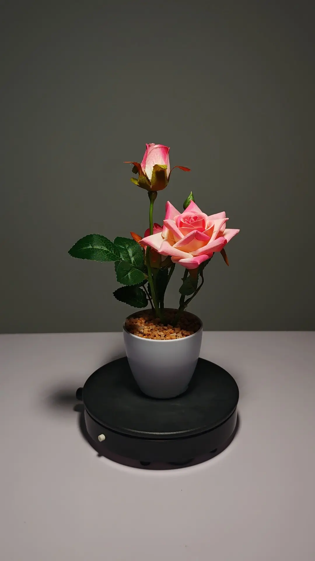 ZH0026 (7) Arranjo de Rosas Rosa Claro Artificiais